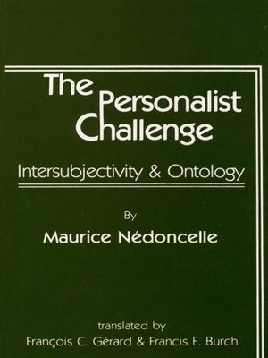 cover image of The Personalist Challenge